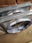 Curtain Fire Dampers with frame 500mm (2off)