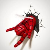 Title: (126/11G) Lot RRP £180. 6x Ultimate Spiderman Spidey Hand 3D Deco Light RRP £30 Each. (