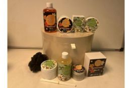 Brand New Bath and Body Sets Including Shower Gel, Bubble Bath, Body Lotion, Hand Cream, Reed