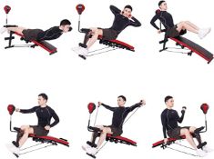 Brand New Adjustable Utility Fitness Sit-Ups Bench