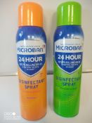 1000 pcs assorted flavour Microban Disinfectant spray - rrp £5