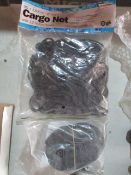 2 items as pcitured new unused cargo net and straps