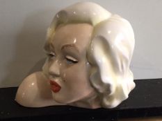 A Very Rare “Flesh Pots “ Bust of Marylyn Monroe
