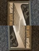 An Unusual Narrow Book Titled New York Vertical