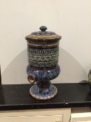 A Doulton Lambeth Lidded Urn In the Arts and Crafts Style