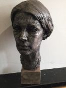 Sally Korda, a Bust By Franta Belsky ( 1921-2000) Created In 1982 Signed and Dated F Belsk