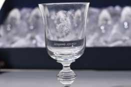 Martini Treble Winning Jockey, 1981, presented to Lester Piggott.