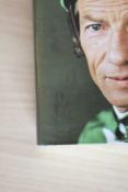 Lester The Official Biography by Dick Francis bearing the original signature of Lester Piggott.