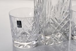 Crystal decanter & glasses, from the Lester Piggott collection.