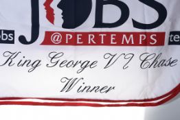 Edredon Bleu winners sheet King George VI chase 2003, from the Lester Piggott collection.