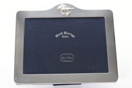 Silver plated frame, from the Lester Piggott collection.