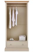 (126/P) RRP £499. Charbury 2 Door 1 Drawer Wardrobe (XK114). (Fixings Seen). Dimensions: (H183x W...
