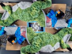 Toy Shop Closure Lot 24 - Soft Toys to include Dinosaur Puppet