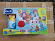Chicco Monkey Strike Bowling - Toy Shop Closure Lot