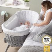 Clair de Lune Bedside Cot With Stand