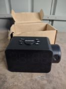 Projector Alarm Clock. RRP £14.99 - GRADE U