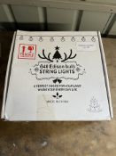 G40 Edison Bulb String Lights. RRP £22.99 - GRADE U