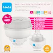 (36/7L) Lot RRP £200. 2x MAM Electric Steriliser & Express Bottle Warmer RRP £100 Each.