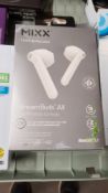(115/10G) Approx. 17x Mixed Headphone Items. To Include 1x Mixx True Wireless StreamBuds AX White...