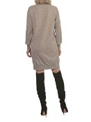 Designer Badgley Mischka Lightweight Fine Knitted Stretchy Jumper Dress UK 12 Ladies Designer Ba...
