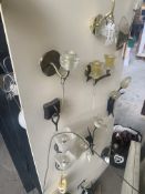 1 x Ex Display Board of Light Fittings
