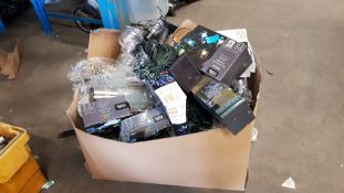 (122/6F) Contents Of Box – Mixed Solar Lighting Items.