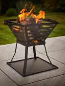 (79/6M) Lot RRP £75. 3x Expert Grill Items. 2x Log Burner (1x Built, No Box) RRP £20 Each, Dimens...