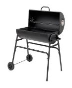 (12/5F) Lot RRP £84. 2x Uniflame 75cm Charcoal Grill BBQ RRP £42 Each. 20 Burger Capacity. 70.3X3...