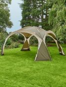(36/6O) RRP £89. Ozark Trail Cream Camping Sun Shelter. Assembled Dimensions: (W427x D427x H213cm...