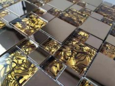 5 Square Metres - High Quality Glass/Stainless Steel Mosaic Tiles