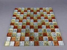 Stock Clearance High Quality Glass/Stainless Steel Mosaic Tiles - 11 Sheets - One Square Metre
