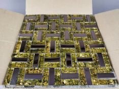 2 Square Metres - High Quality Glass Mosaic Tiles-Super Saver 300*300*8mm* 22 Sheets