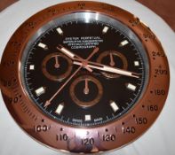 40 cm Copper body Black Dial clock