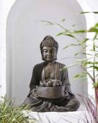 (39/Mez/R1E) RRP £99. Buddha Fountain. (No Box In Lot, Main Body Only)