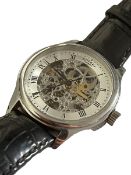 Mens Rotary Skeleton Automatic Watch RRP £199 - Ex Demo or Return Stock from our Private Jet Char...