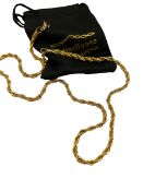 Chain House Jewellery - Gold Neck Chain inc. Gift box, bag etc.