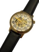 Rotary Men's Skeleton Watch - Ex Demo or Return Stock from our Private Jet Charter