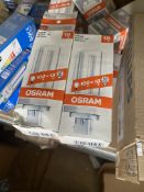 10 X Osram Energy Saving Lamps