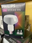 8X Philips R95 Lamps