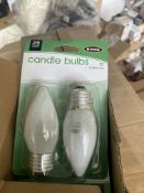 6X Twin Packs of Candle Lamps