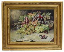 Pair of Signed Still Life Paintings Oil on Canvas