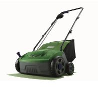 (115/Mez) Lot RRP £198. 2x Powerbase 32cm 1400W Electric Lawn Rake And Scarifier, Interchangeable...