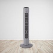 (84/Mez) Lot RRP £90. 3x Arlec 31 Inch Grey Tower Fan RRP £30 Each. 3 Speed Settings. Automatic S...