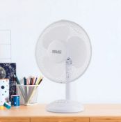 (136/Mez/1F) Lot RRP £246. Mixed Lighting & Fans _ 13x Items. To Include 4x Arlec 12 Inch 3 Blade...