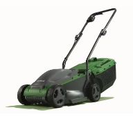 (111/Mez) Lot RRP £130. 2x Powerbase 32cm 1200W Electric Rotary Lawn Mower, Powerful High Torque...