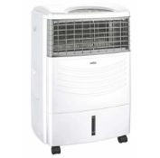 (28/Mez) RRP £120. Stylec 10 Litre Evaporative Cooler. 3-Speed Fan Settings. Water Level Indicato...