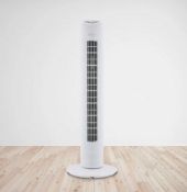 (85/Mez) Lot RRP £90. 3x Arlec 31 Inch White Tower Fan RRP £30 Each. 3 Speed Settings. Automatic...