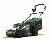 (145/Mez/B1) Lot RRP £567 When Complete. 3x Powerbase 40V Cordless Electric 34cm Lawn Mower, 7 Cu...