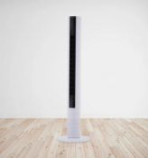 (83/Mez) Lot RRP £120. 2x Arlec 38 Inch Digital Touch Screen Slimline Tower Fan White RRP £60 Eac...