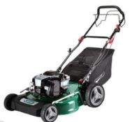 (102/Mez) RRP £299. Qualcast Petrol Self Propelled Mower 46cm XSZ46D-SD.